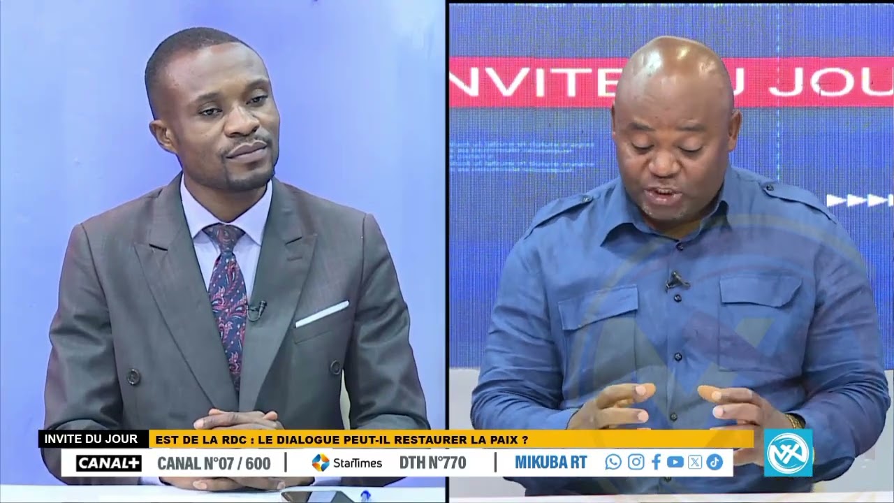 Le dialogue peut-il restaurer la paix en RDC ? Invité du jour avec l'excellence Paulin Kalau KAPEND 