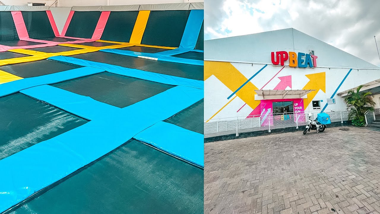 VLOG: Fun Places to visit in Lagos// UPBEAT CENTER//INDOOR TRAMPOLINE PARK #lagosliving