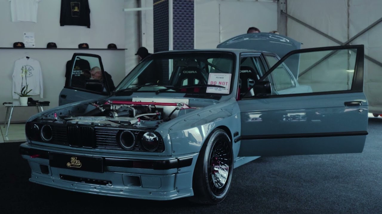 Ace Customs E30 Supercharged V8 at Idle Auto Fest