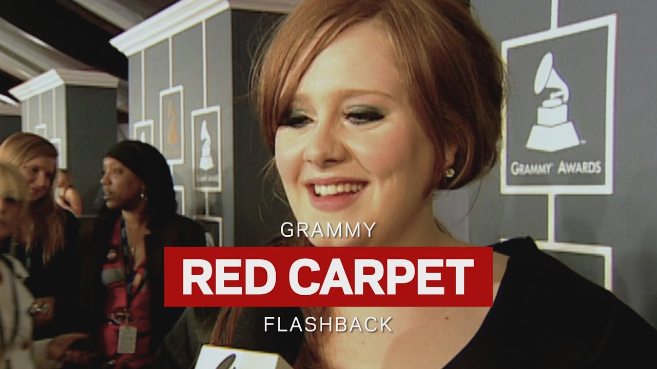 Adele Celebrates Her First GRAMMY Win In 2009 | GRAMMY Red Carpet Flashback