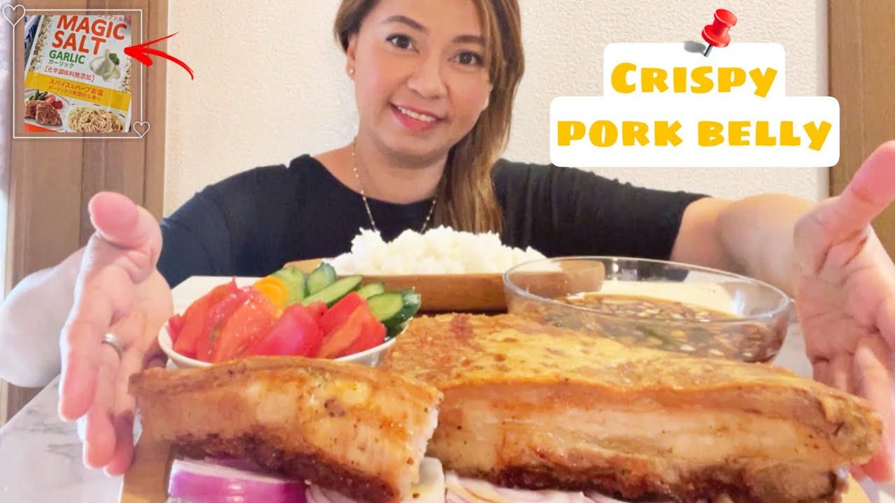CRISPY PORK BELLY 【makikiCOOKBANG】