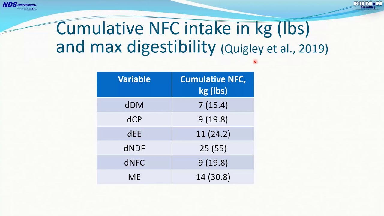 NDS Webinar Session 3-1 - The calf model
