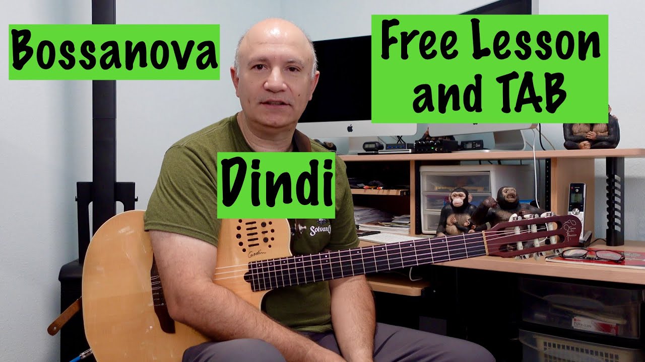 Dindi Lesson - 8/27/23 Free Sheet Music and TAB included.