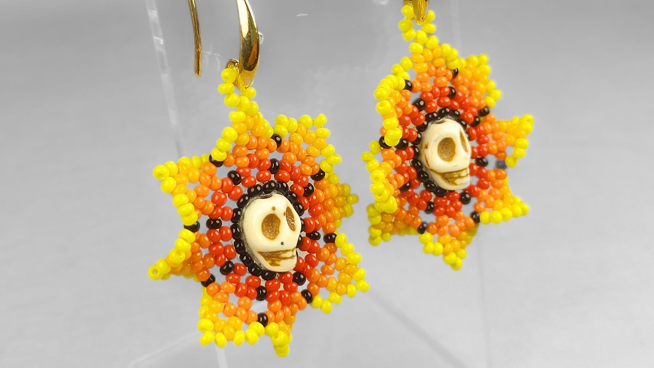 🕯💀 🌼 Magia Mexicana: Elabora aretes de carita de Catrina DIY. Paso a paso ¡Activa tu creatividad