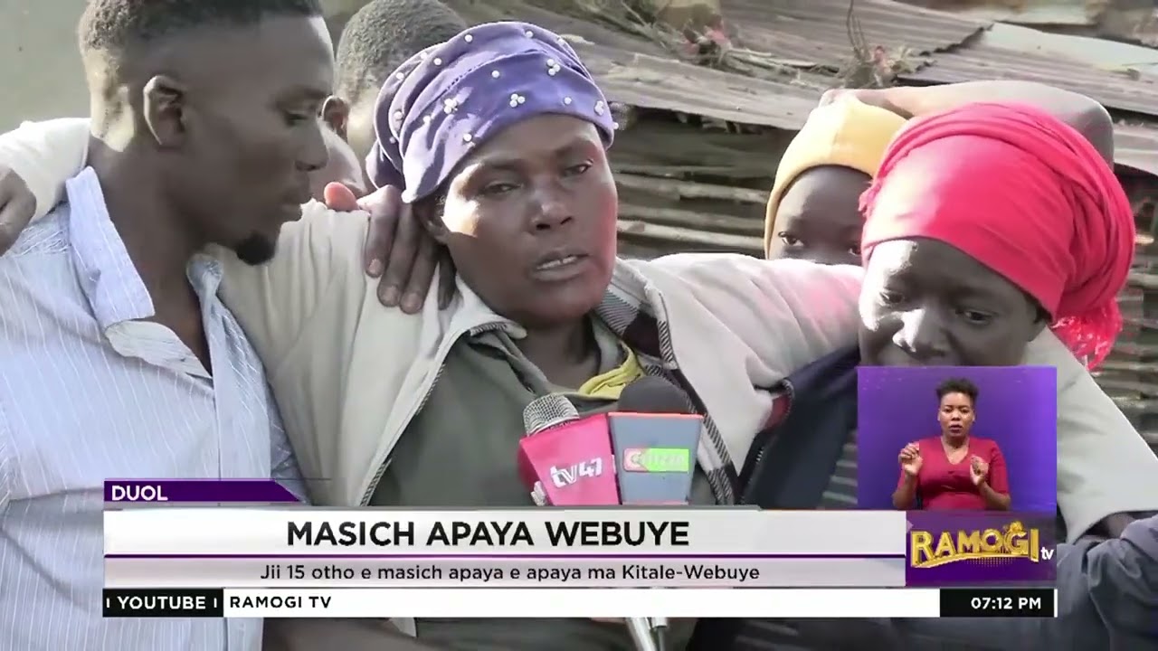 Jii 9 mawuok e anyuola achiel gin moko kuom joma othoo e masira mar apaya ma Kitale-Webuye