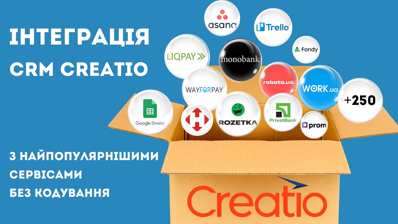 Інтеграція CRM Creatio з найпопулярнішими сервісами. Огляд конектора apix-drive