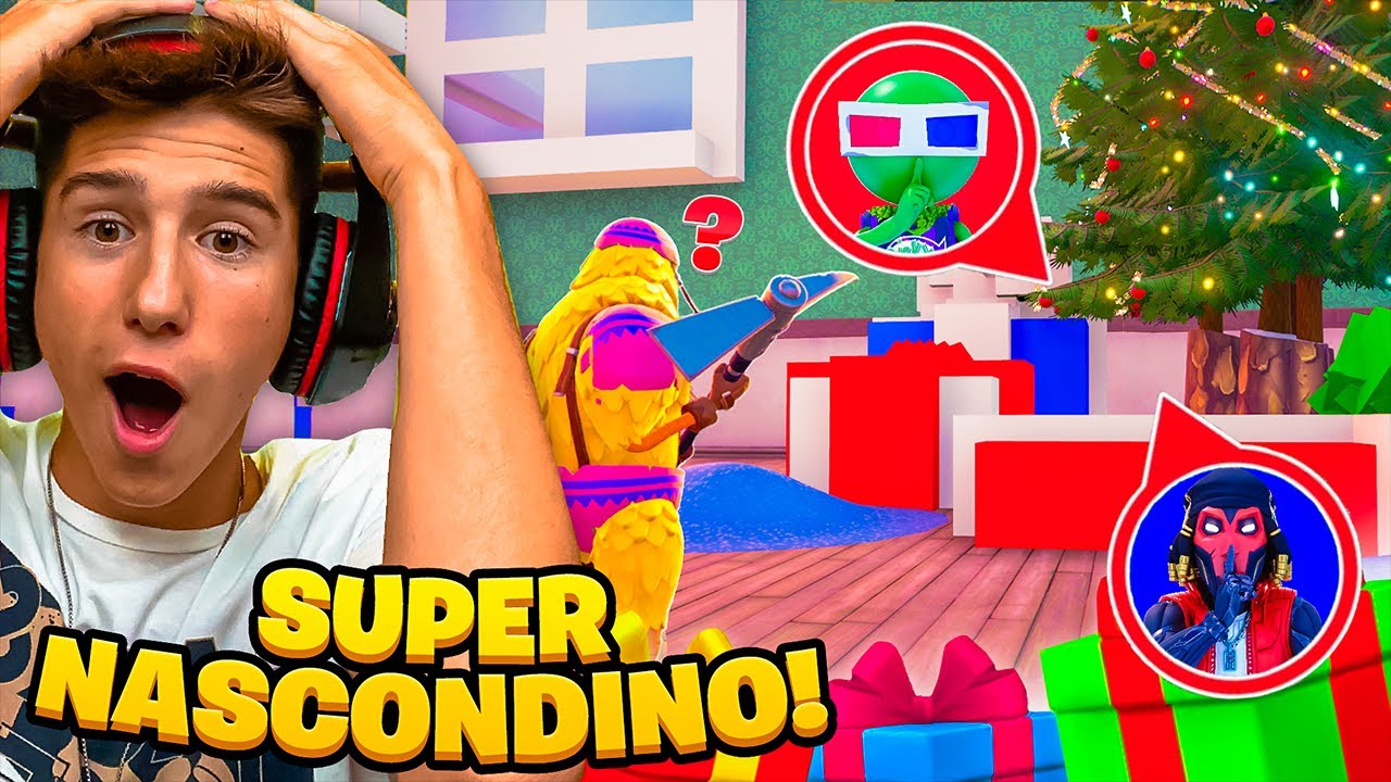 IL NASCONDINO PIÙ DIVERTENTE DI SEMPRE CON REGALI IN PALIO!! Fortnite ITA
