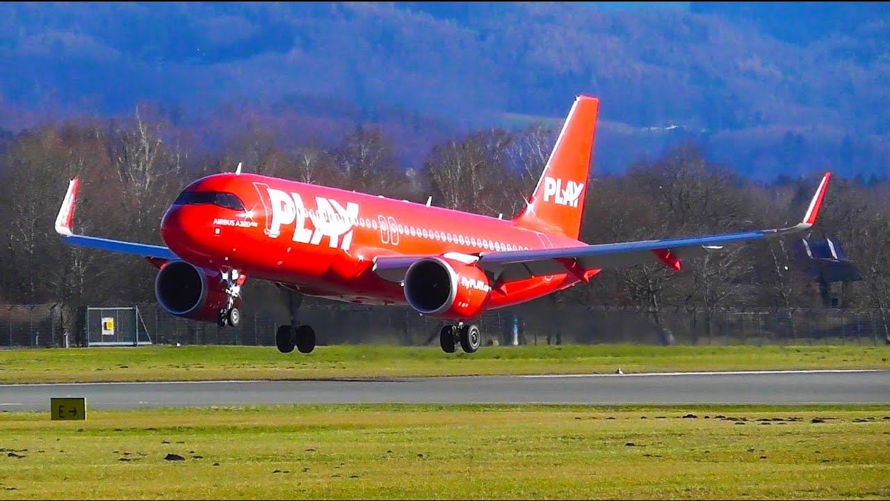 11 Spectacular visual landings at Salzburg Airport, SZG | 27-01-24