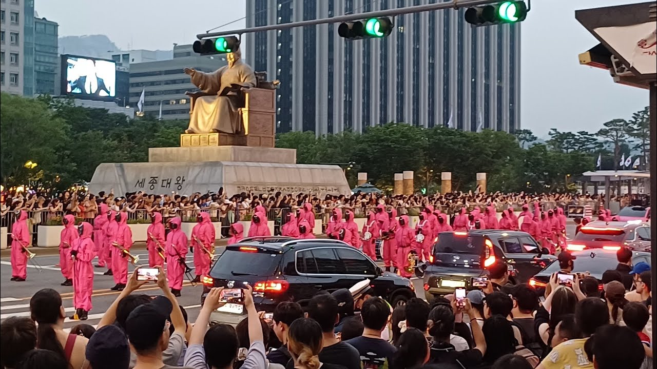 #광화문광장 부활절 행사 #광화문광장 오징어게임 퍼레이드 #오징어게임 시즌3