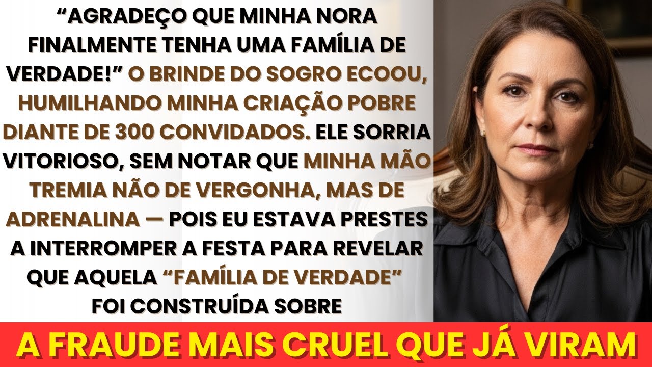 O SOGRO DA MINHA FILHA ME HUMILHOU NO DISCURSO DE CASAMENTO. MINUTOS DEPOIS, SAIU DO SALÃO ALGEMADO