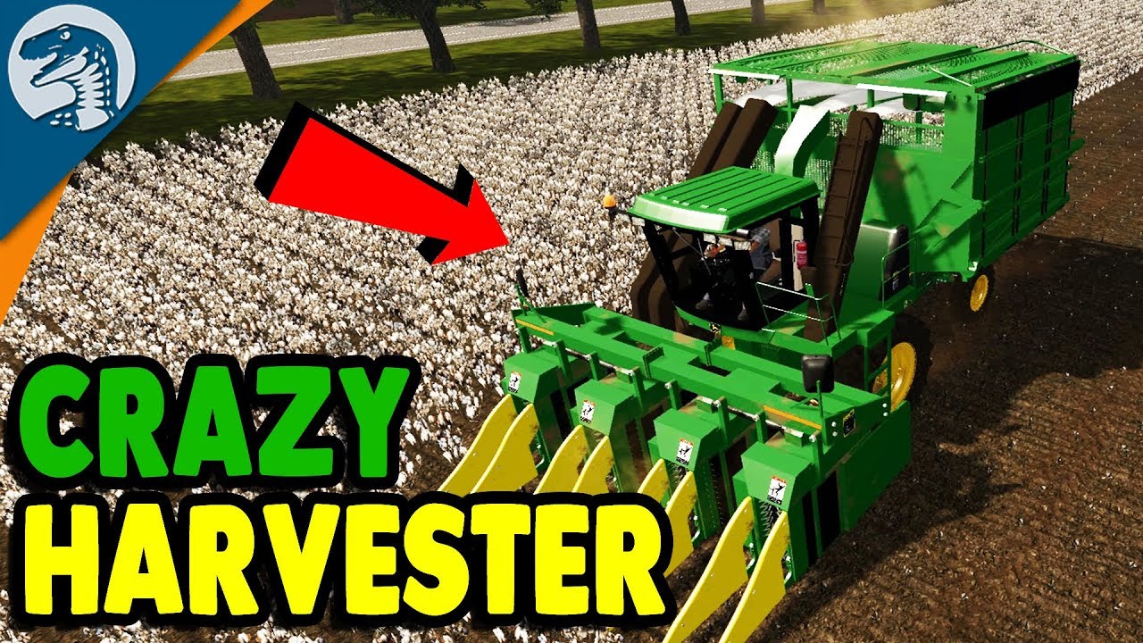 NEW MACHINERY STARTS COTTON FIELD HARVEST | Farming Simulator 2017
