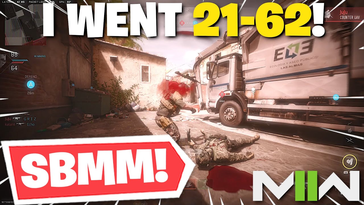 Modern Warfare 2 - How Bad Is The SBMM? My WORST Game From Skill Based Matchmaking! 60+ DEATHS!