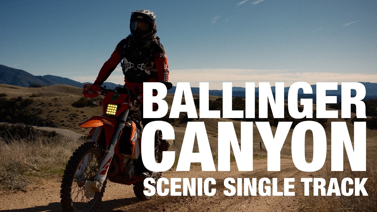 Carved by Time: Single Track Riding through the Landscapes of Ballinger Canyon