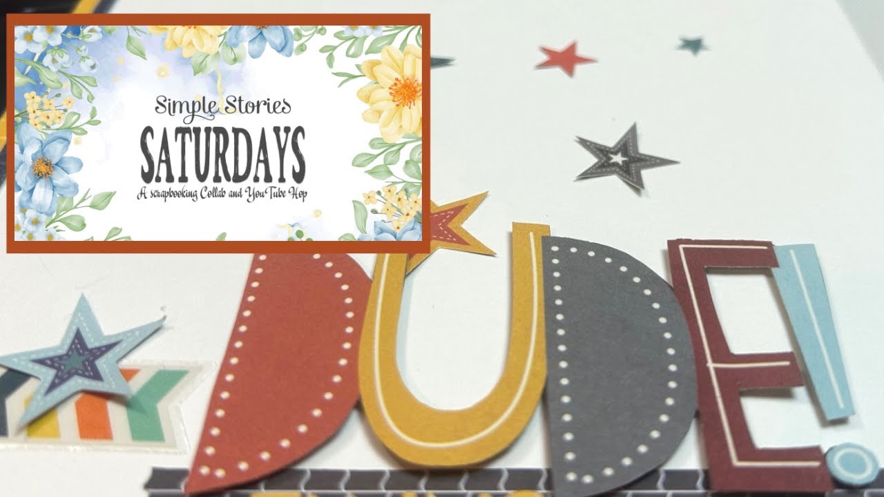 Simple Stories/Using Scraps/Scrapbook Process/Memories - Dude! Twins
