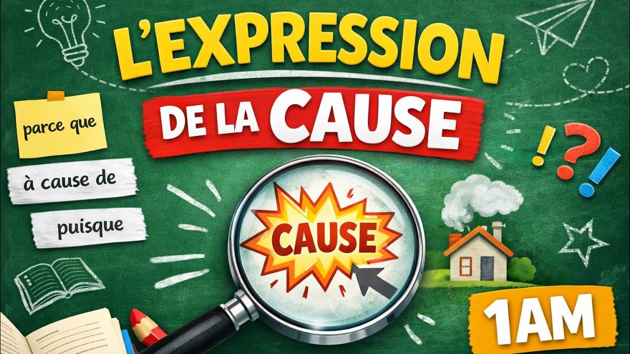L’expression de la cause avec exemples simples | 1AM