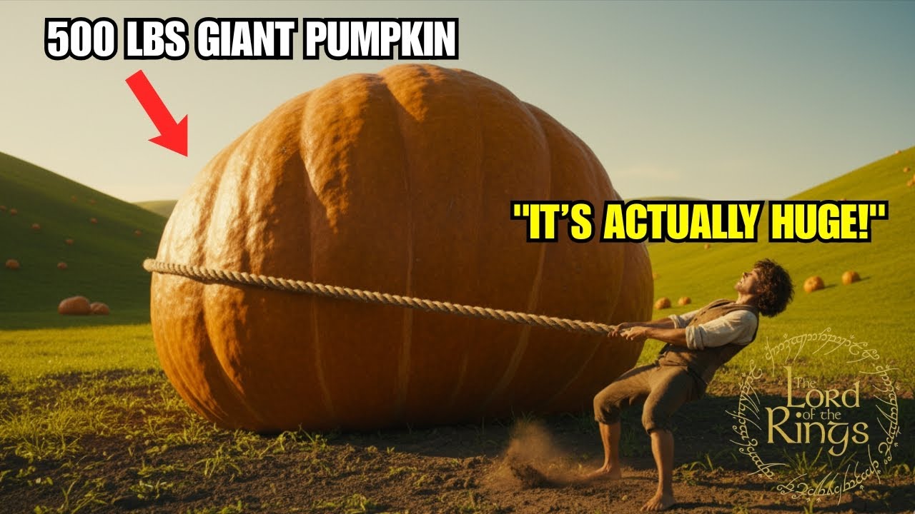 24 Hours in a Hobbit Hole: How a Halfling Farmer Grows a 500lb Giant Pumpkin (Complete Process)