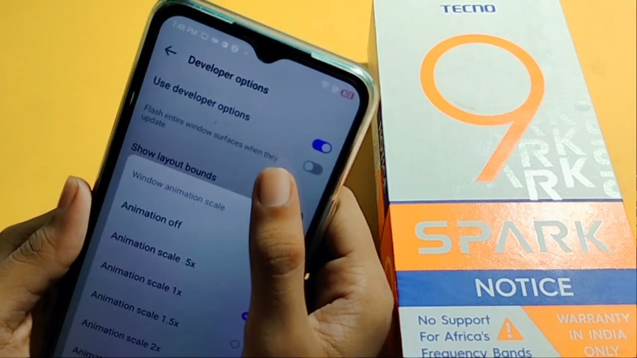 Tecno spark 9 full developer option setting | how to set developer mode | use developer option