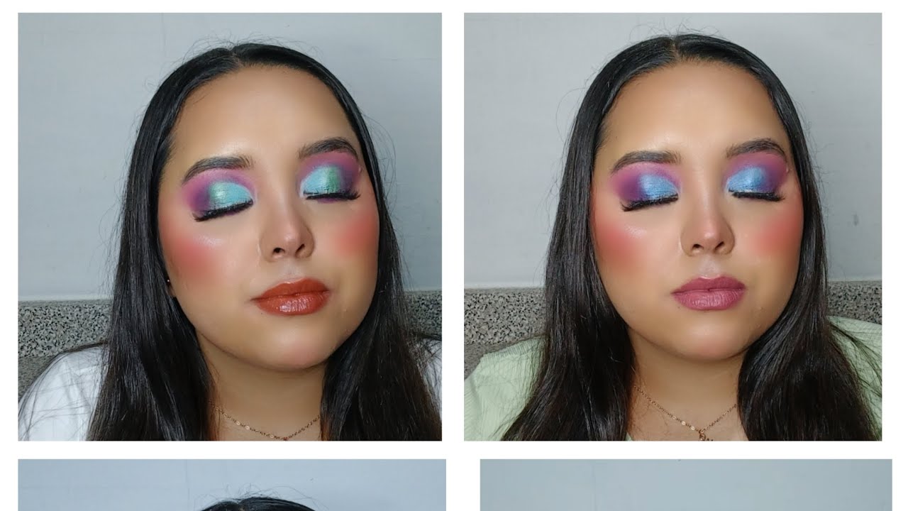 Maquillaje en tono morado💜💜💜