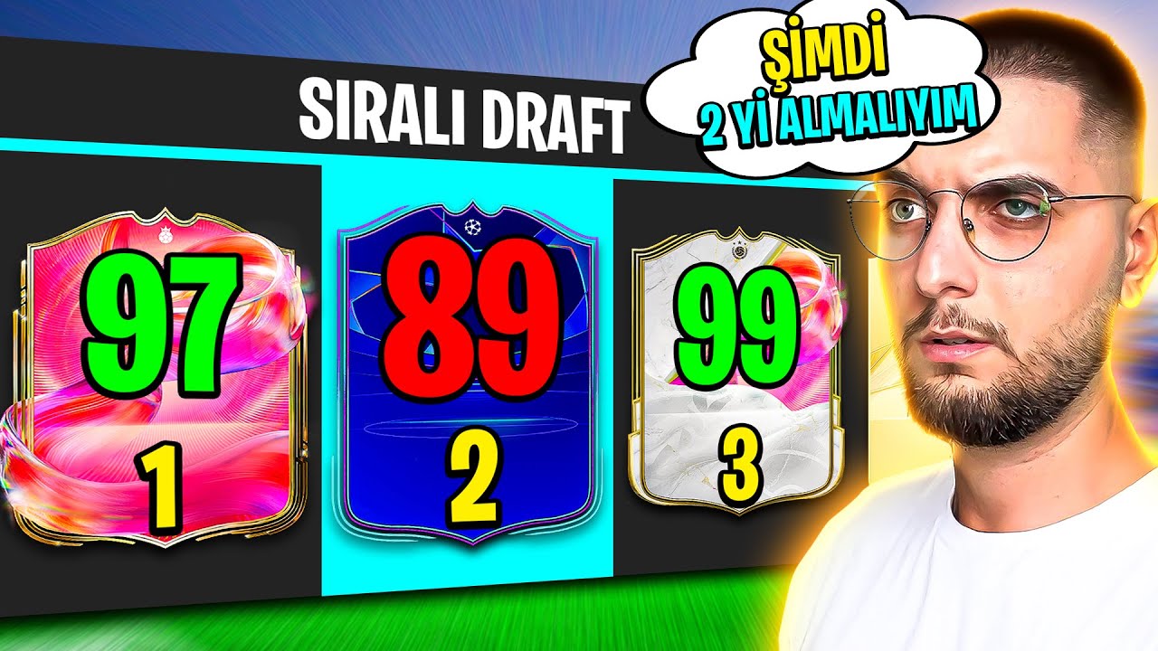 Draft ama SIRALI PICK! | EA FC 25