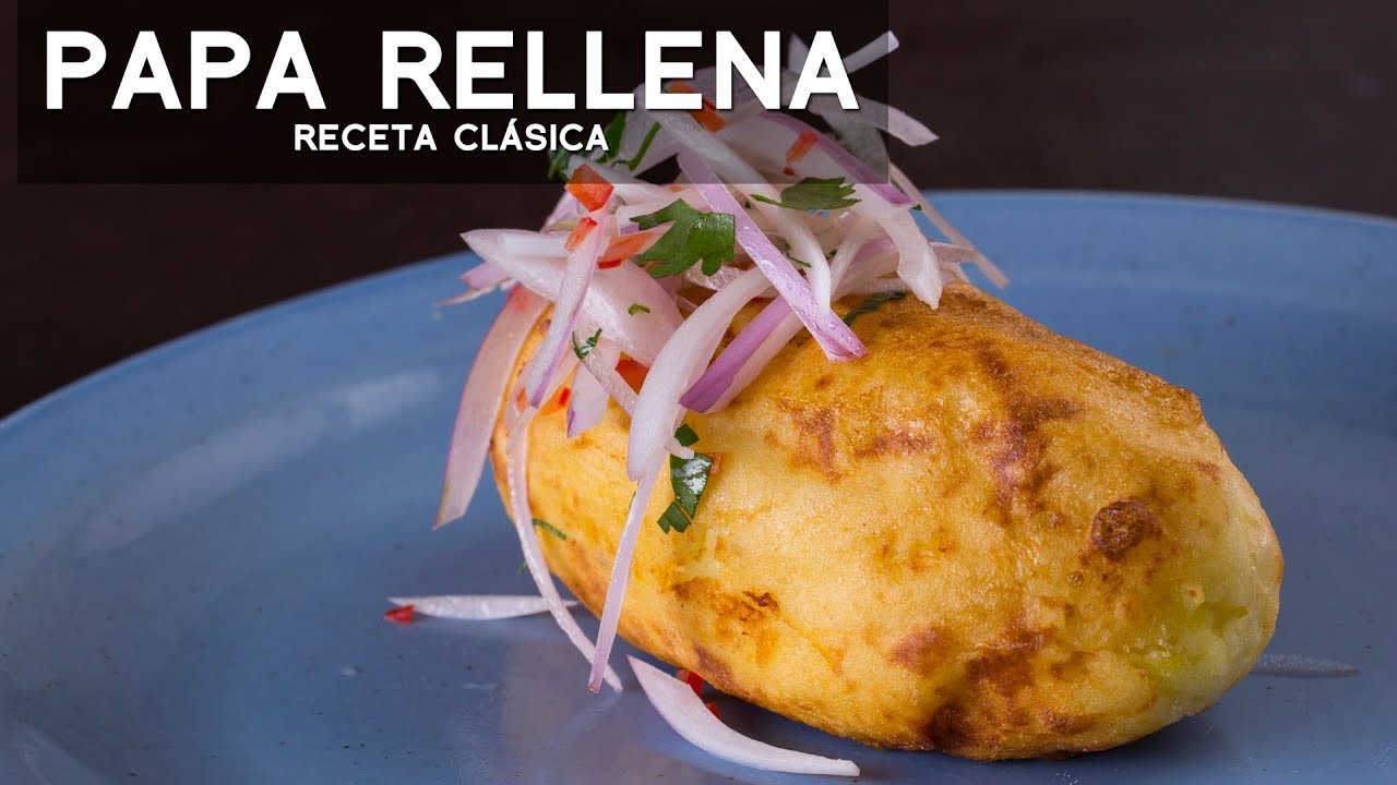 PAPA RELLENA DE CARNE - COMIDA PERUANA | RECETA DE ACOMER.PE