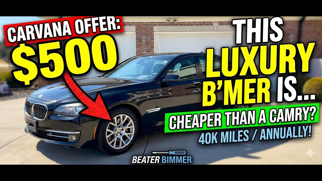 Carvana offered $500 for my 15 year old BMW 7 Series, so I'm driving it 40k miles annually instead.