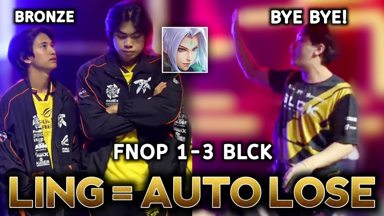 Blacklist Crawl! FNATIC ONIC just pressed Surrender when they PICKED Ling vs BLACKLIST