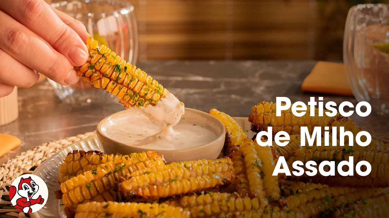 Petisco de milho assado
