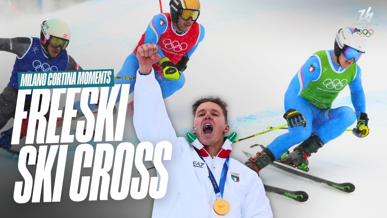 1-2 on Home Snow 🇮🇹🎿 | Ski Cross - Men's Final | Milano Cortina Moments