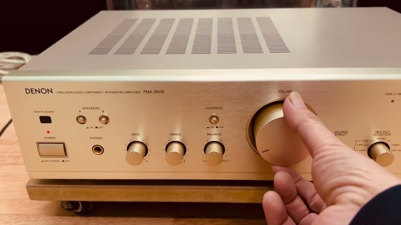 💎Âmply Denon PMA-390iii Gold, đẹp keng, đánh 4 sò than, CS-135W. Bass lực, giá: 3tr2. Lh: 0902661202