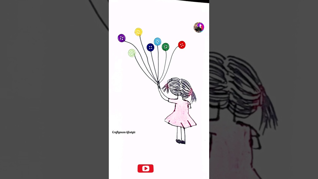 Creative Craft Ideas For Kids 🥰(Simple) #ytshorts #shortvideo #craftforbeginners #diycrafts