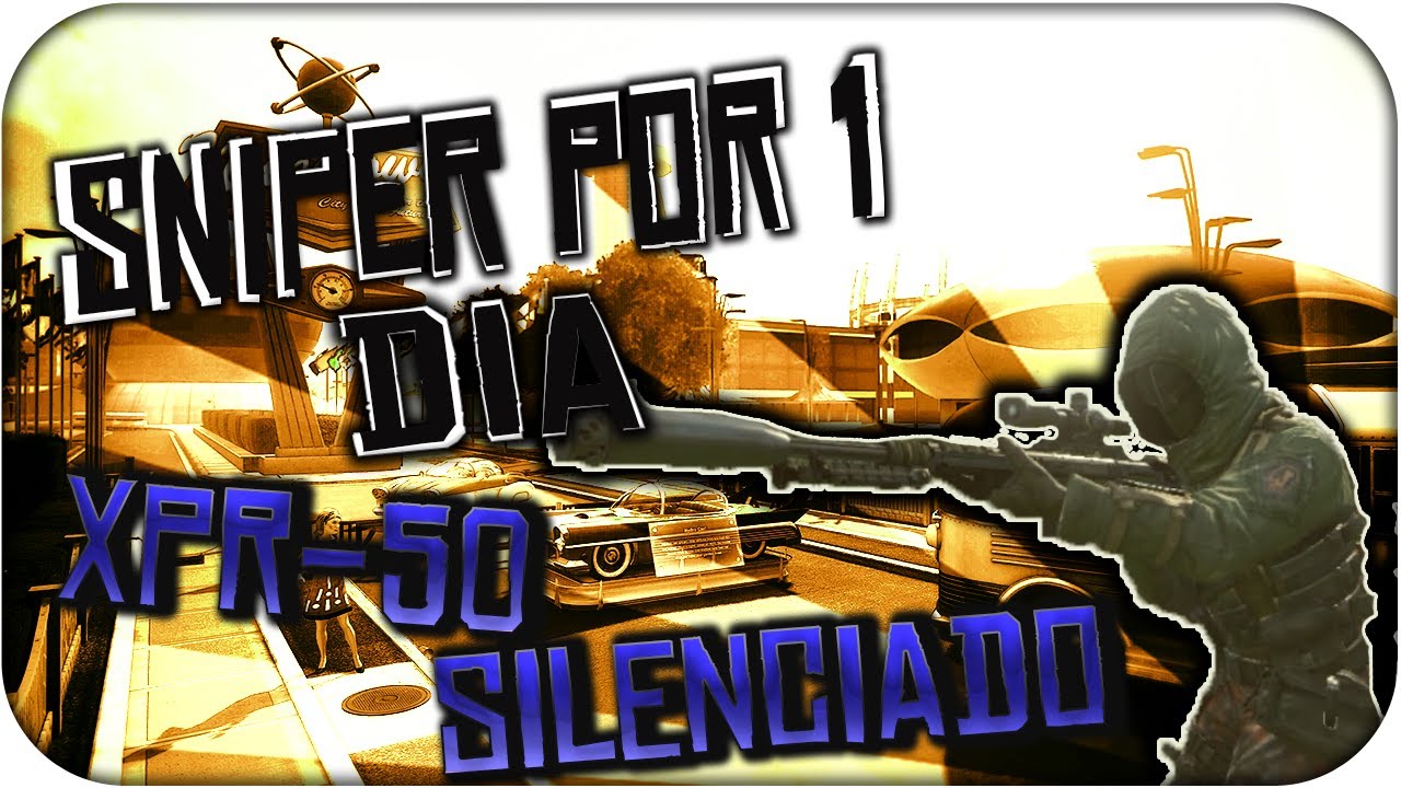 Sniper por un dia - Xpr-50 con silenciador 