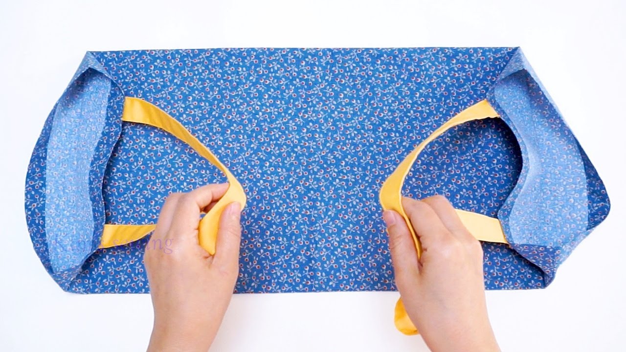 Простая сумка из одного листаㅣСделайте сумку с 3 карманами [Kim's sewing]