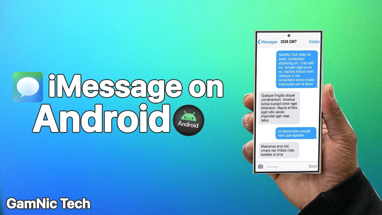 Over 10 mins of me trying to put iMessage on Android | GamNic Tech