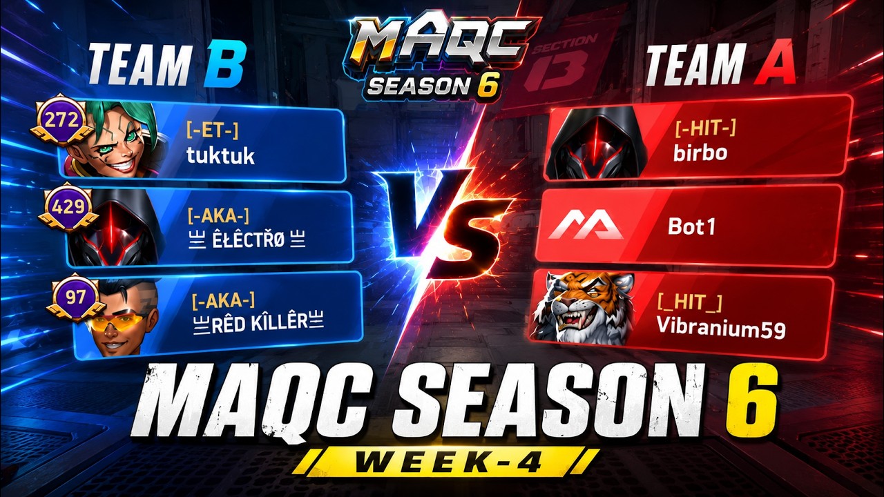 🔥 THIS MAQC MATCH WAS DECIDED BY ONE BEACON 😱🔥| MAQC Season-6 [ Week-4 ] | Mech Arena