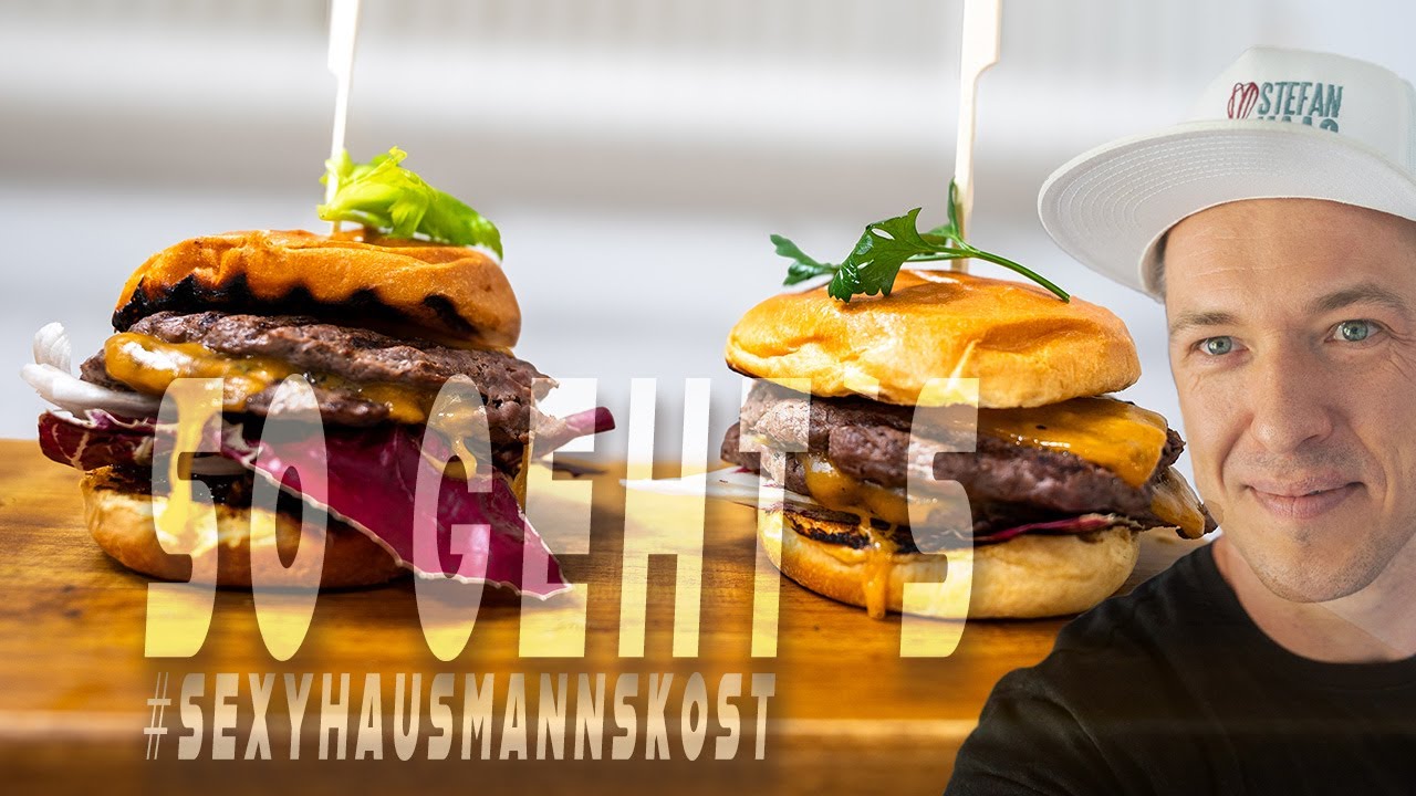Smashed Burger vom Reh mit Coleslaw: Eine Wildgenuss-Kreation!