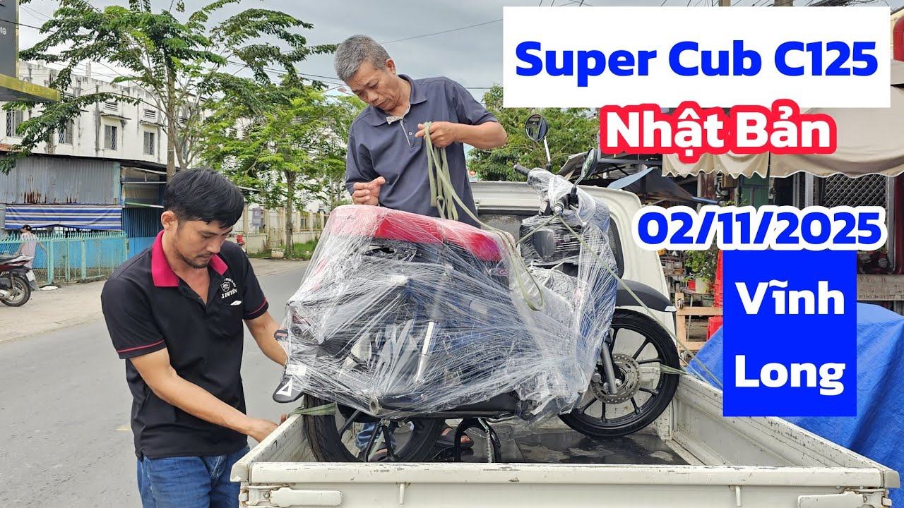 Nhờ chú Khải Phạm quay Super Cub C125 Nhật về Vĩnh Long ngày 02/11 tại CH Mai Duyên #cup #cub #125 