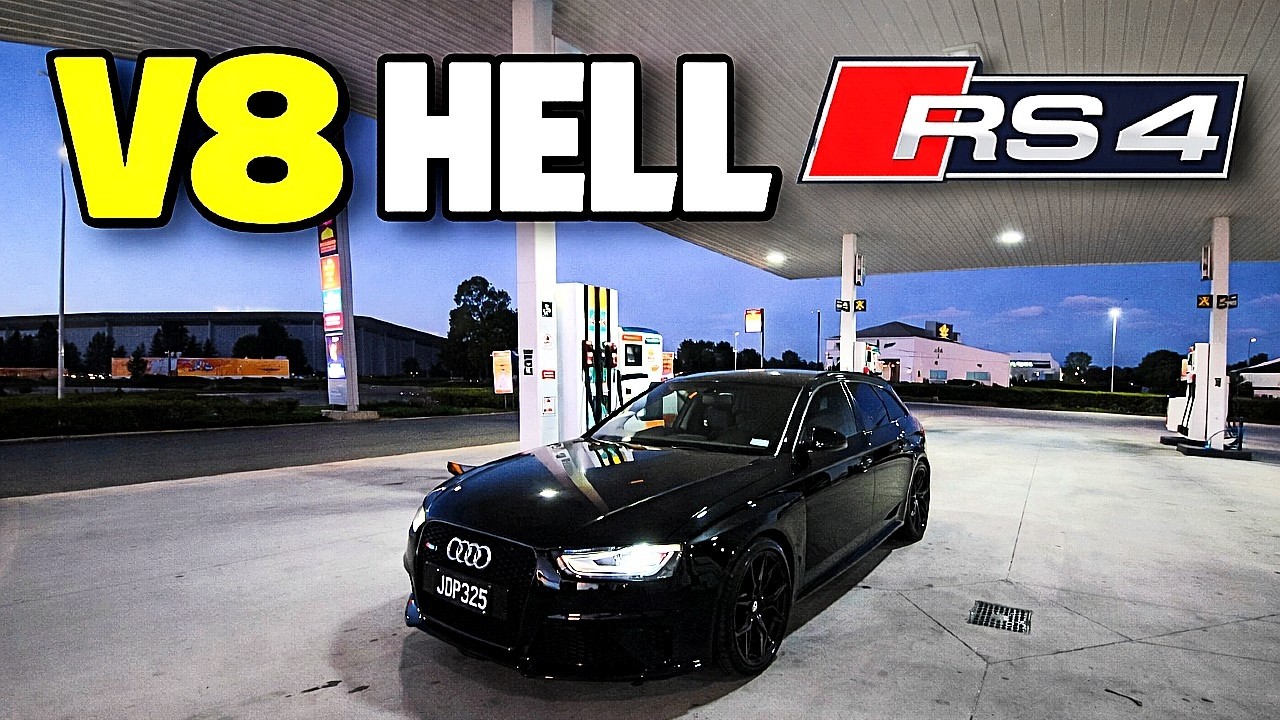 POV PURE V8 HELL in My Audi RS4 as a 20 Year Old Living in New Zealand