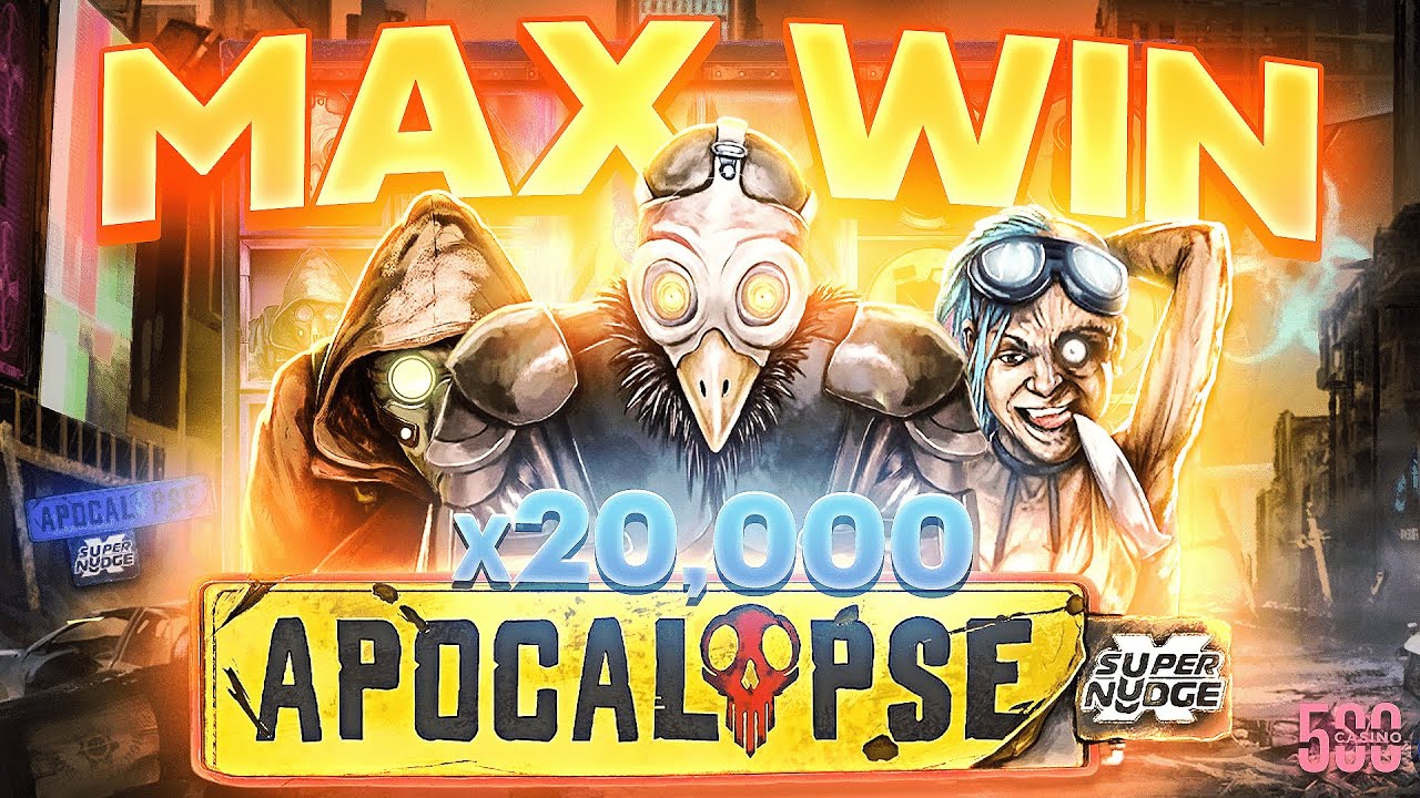 I HIT THE 20000X MAX WIN ON THE NEW APOCALYPSE NOLIMIT SLOT!