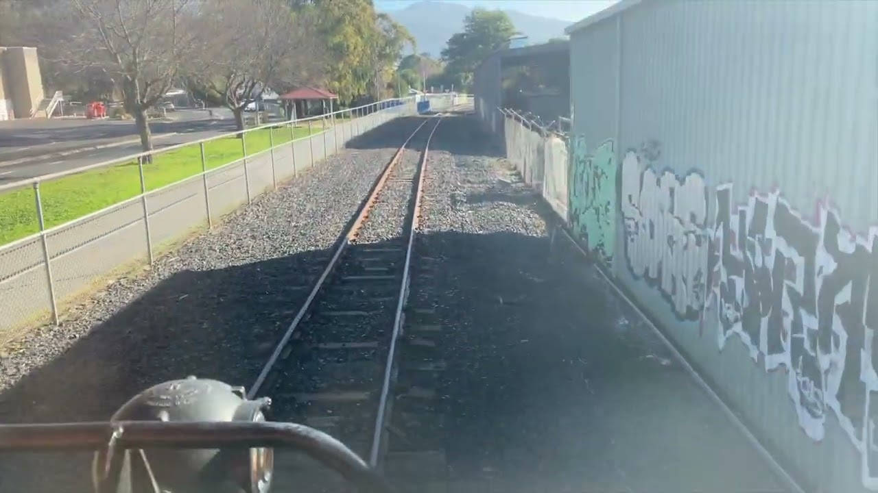 Cab view from Y4 on the former suburban mainline - June 2023.