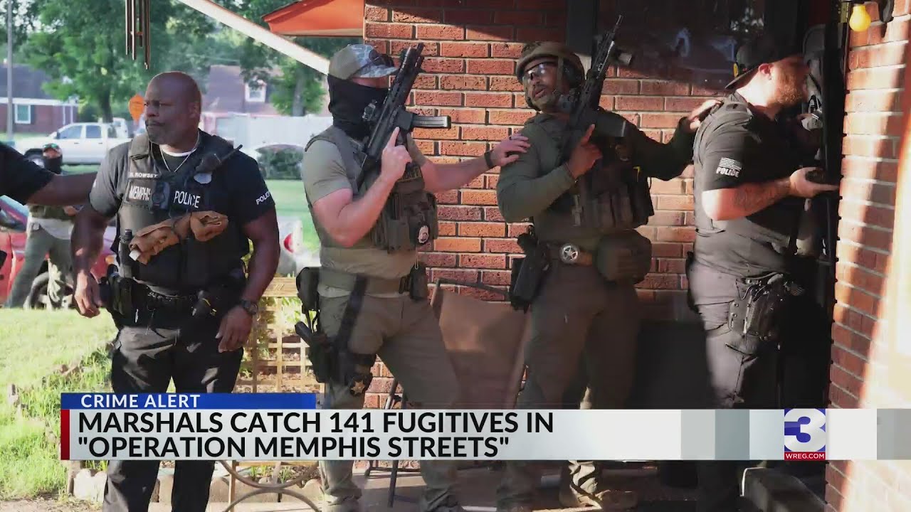 U.S. Marshals arrest 141 fugitives in gang violence sweep