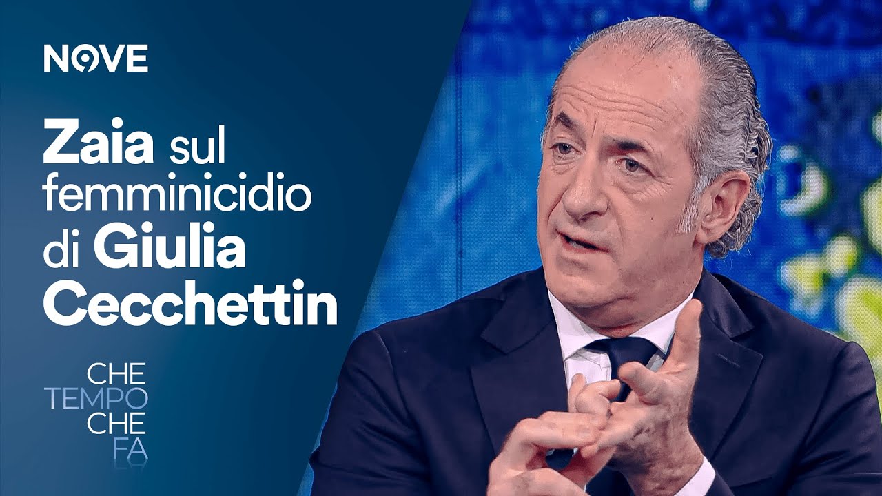 Che tempo che fa | Luca Zaia e il lutto regionale per il femminicidio di Giulia Cecchettin