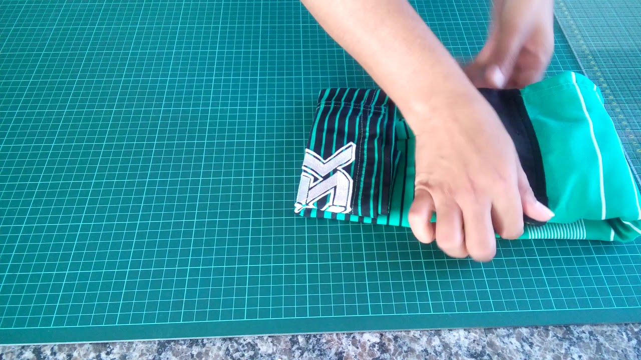 Veda# 19 Como Dobrar Bermudas de Tactel