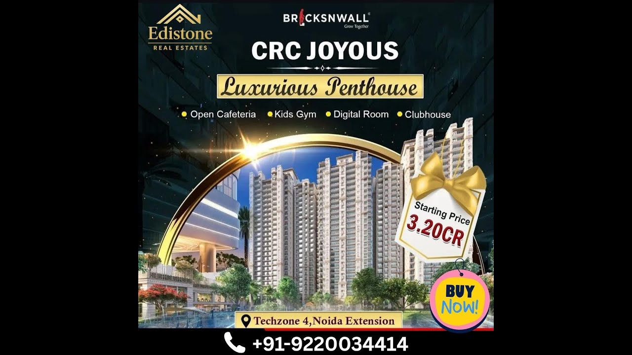 Invest in CRC Project | Techzone 4 Greater Noida West  Commercial Property by Edistone Real Estates