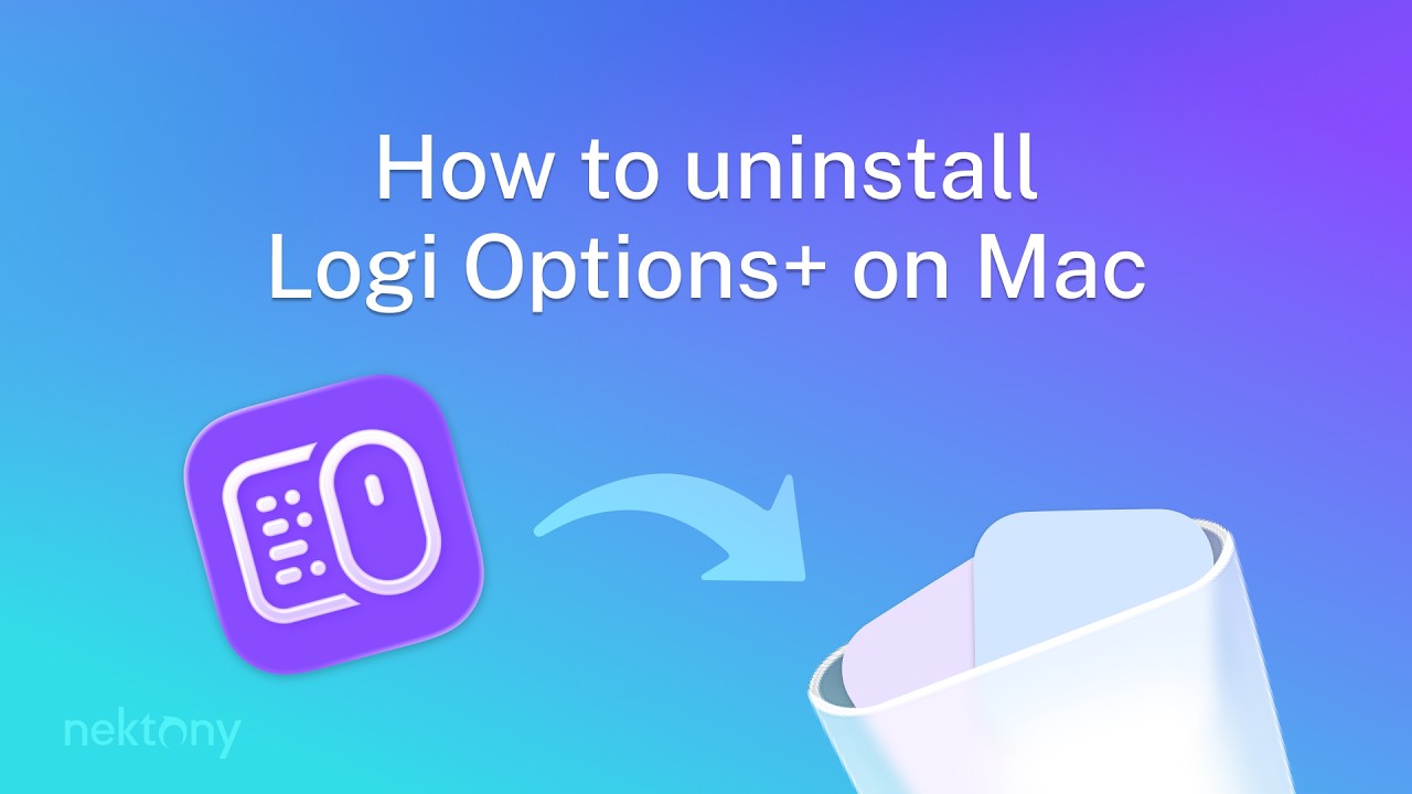 How to uninstall Logi Options+ from a Mac