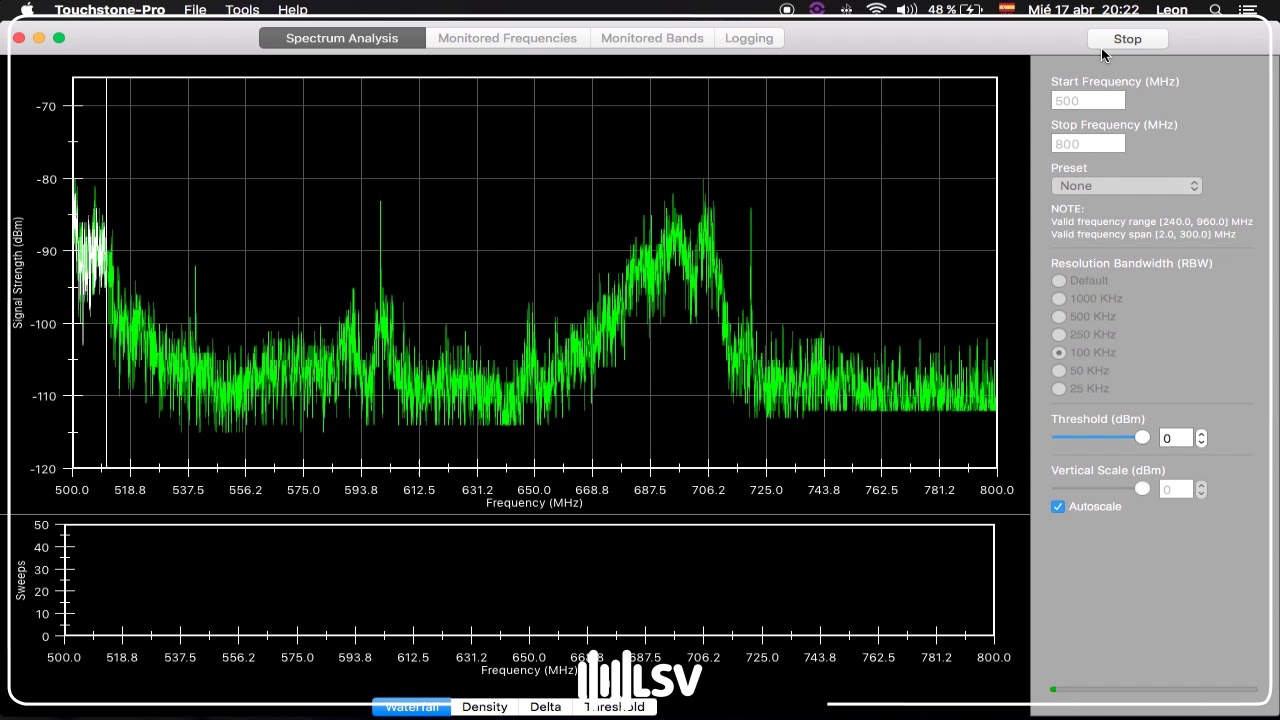 TouchStone - Aprendiendo RF EXPLORER - Video 3 - exportar al workbench