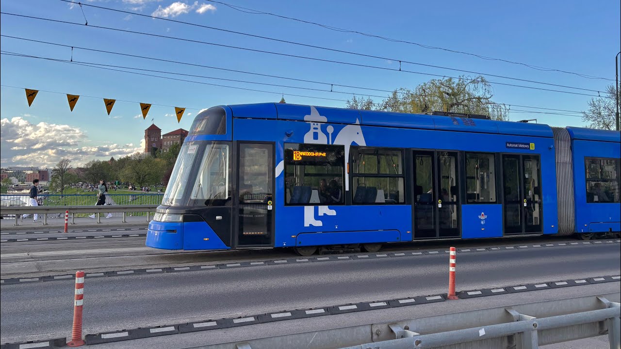 [Full Journey] Kraków, Poland 🇵🇱 Tram 18 POV (Górka Narodowa P+R - Rondo Grunwaldzkie)