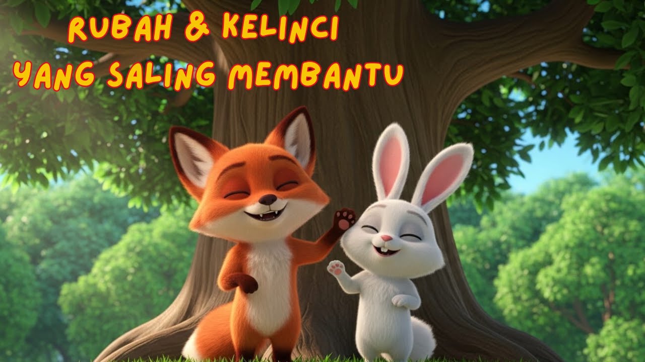 Rubah dan Kelinci yang Saling Membantu | Cerita Persahabatan dengan Pesan Moral | Cerita Dunia Anak