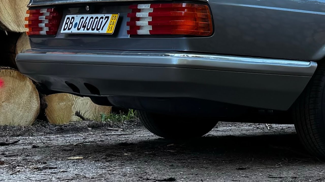 W126 560SEC – Hintere Stoßstange & Anhängerkupplung Einbauen