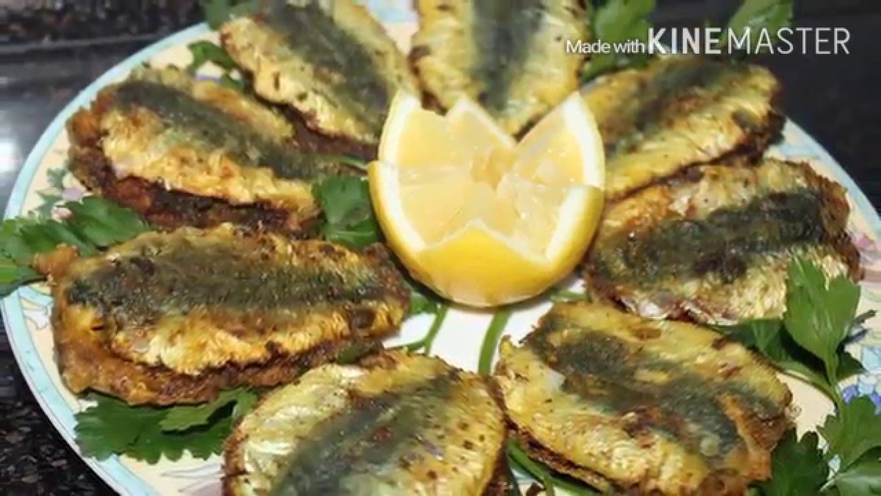 Sardines marocain farcies à la Chermoula-Gefüllte sardinen - طريقة تحضير السردين بالشرمولة