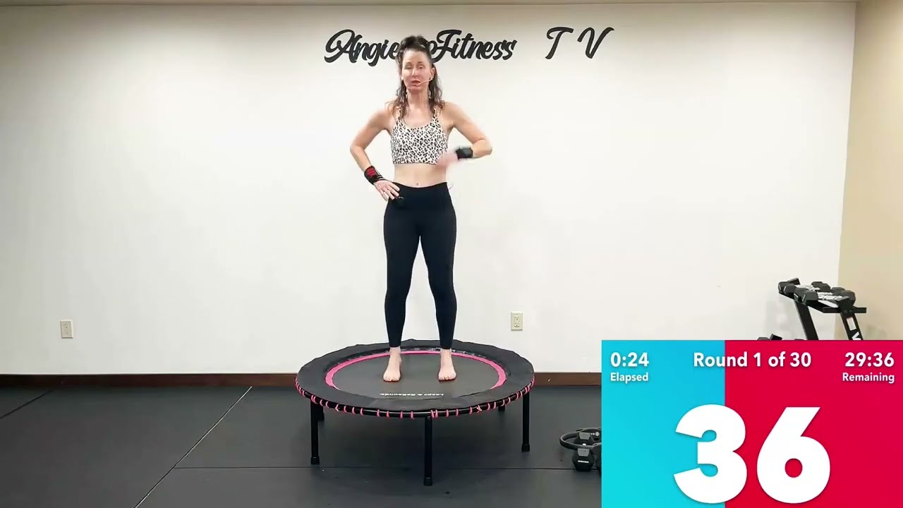Rebounding EMOM Workout | Intermediate Bounce & Build Cardio + Strength Training